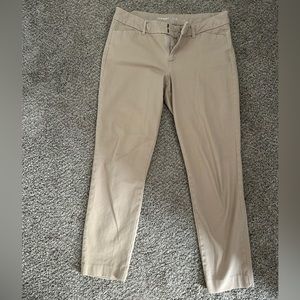 Old navy, size 4, pixie cut tan pants
